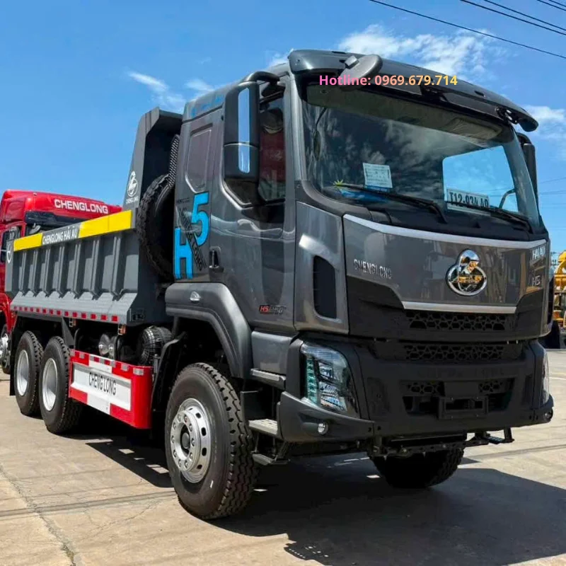 Xe ben ChengLong 3 chân 350 cầu dầu