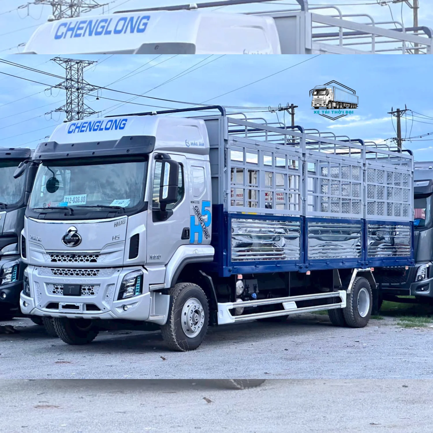 Xe tải ChengLong H5 240HP thùng 7m6