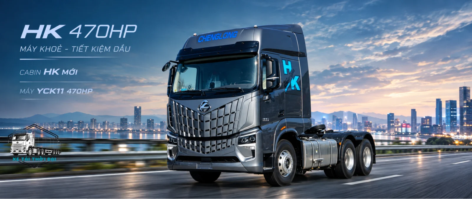 Banner xe đầu kéo ChengLong HK 470HP